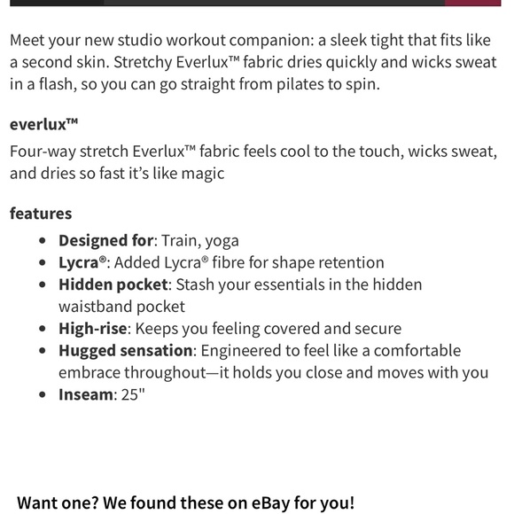 Lululemon | size 2 | in movement 7/8 tight - Picture 6 of 13